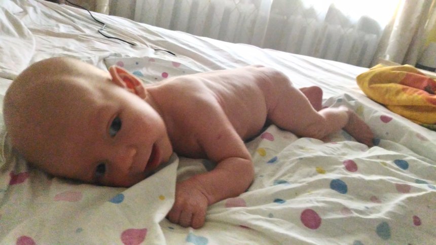 Отчёт по занятию Научите малыша держать головку (лежа на животике)  в Wachanga!