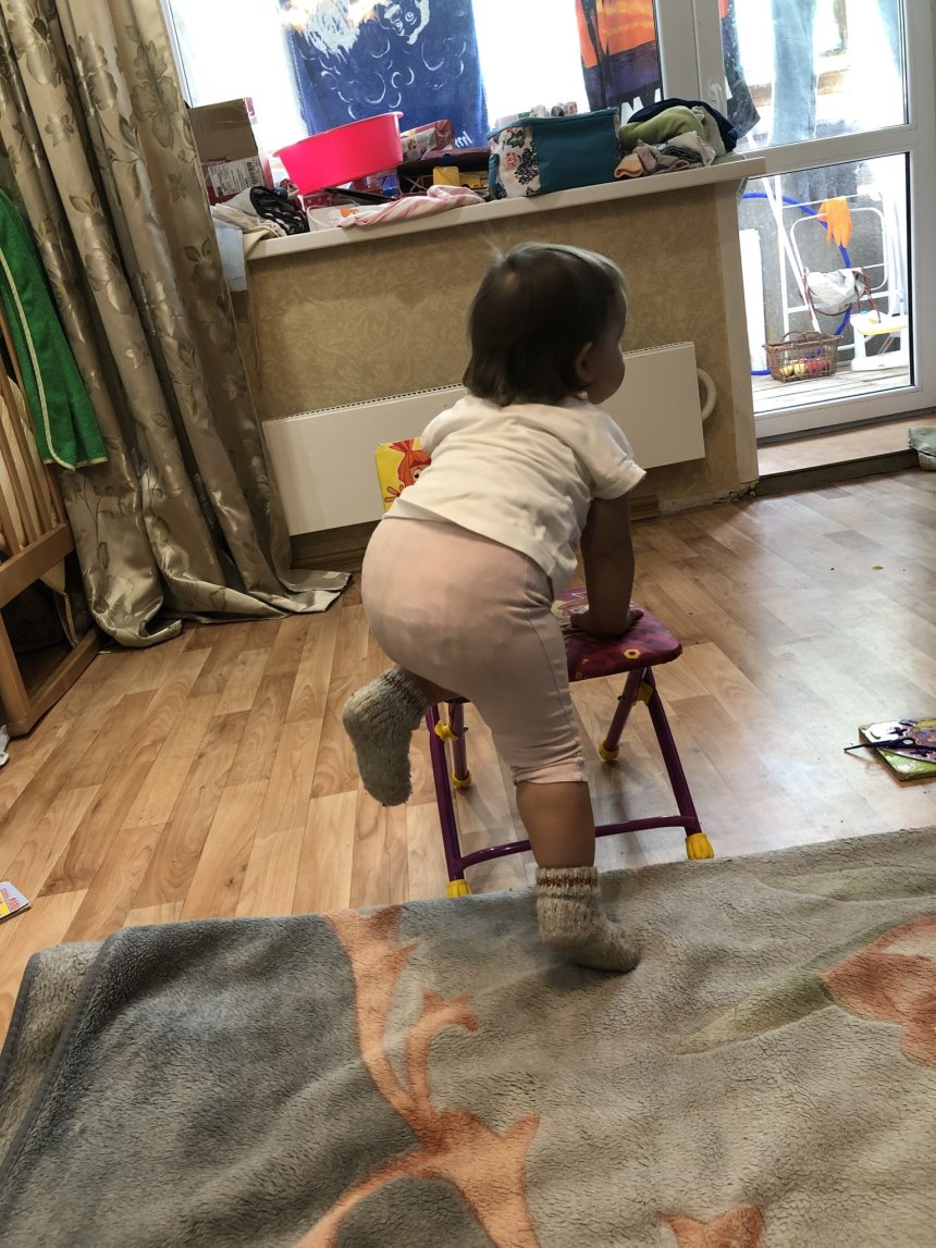 Отчёт по занятию Научите малыша залезать на стул в Wachanga!