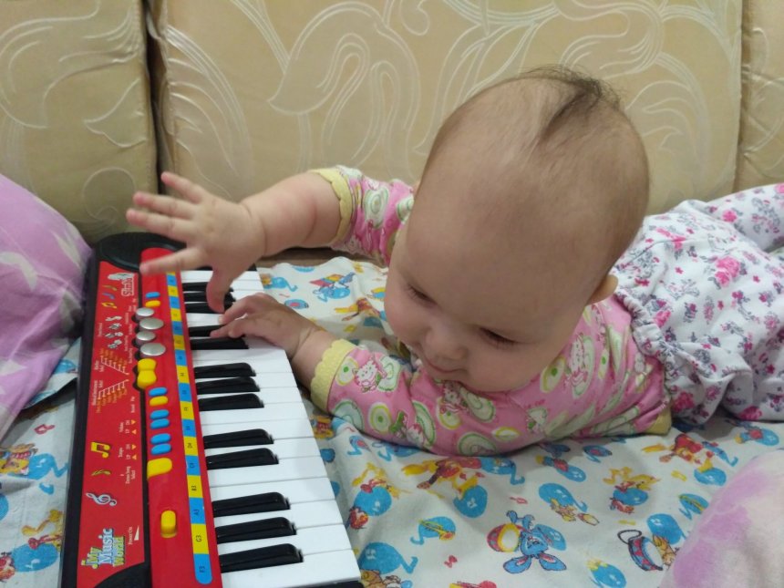Отчёт по занятию Маленький пианист в Wachanga!