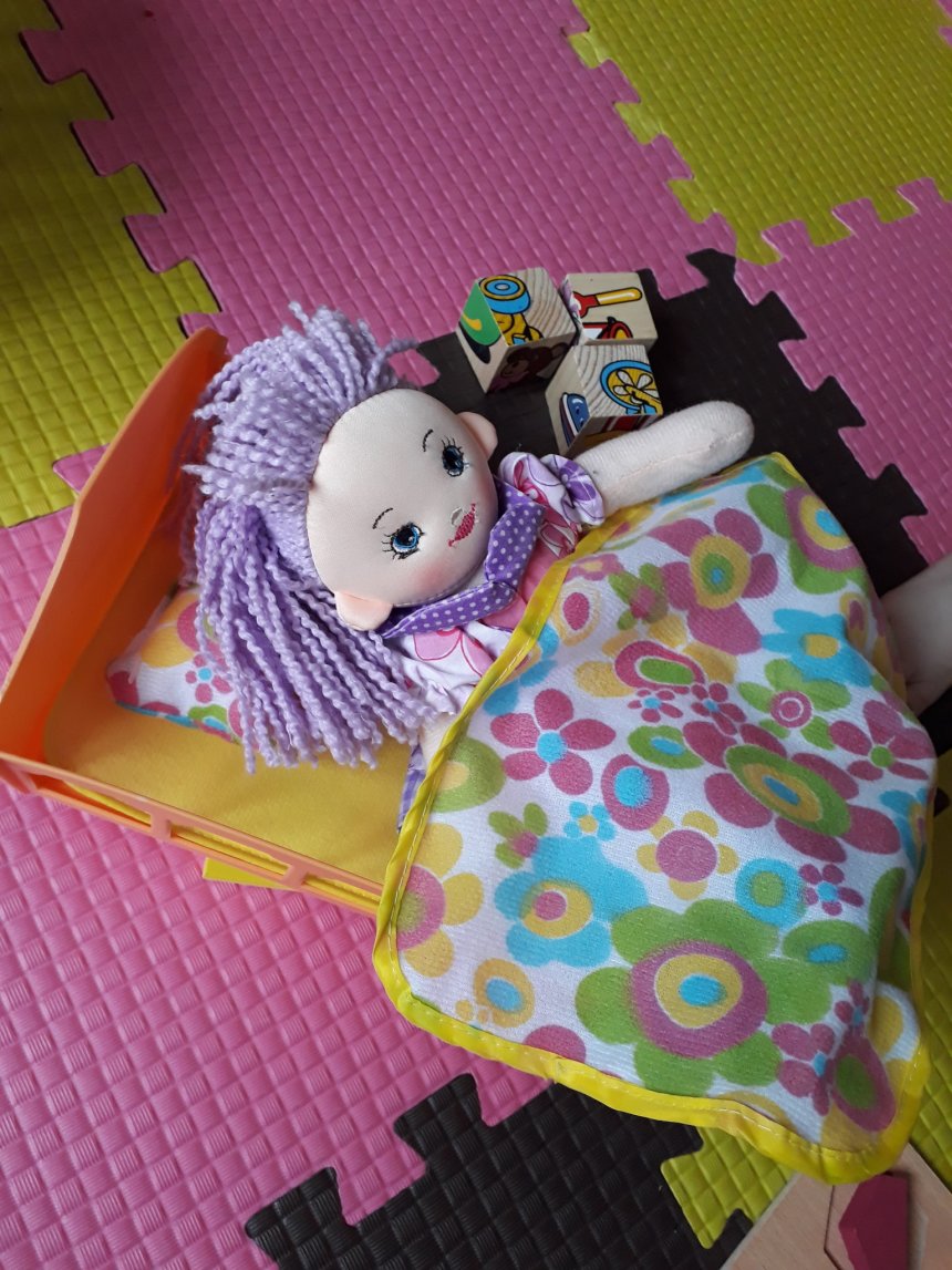 Отчёт по занятию Укладываем кукол спать в Wachanga!